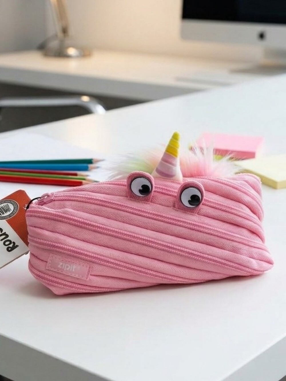 Pink Unicorn Pencil Case School Supplies Adorable